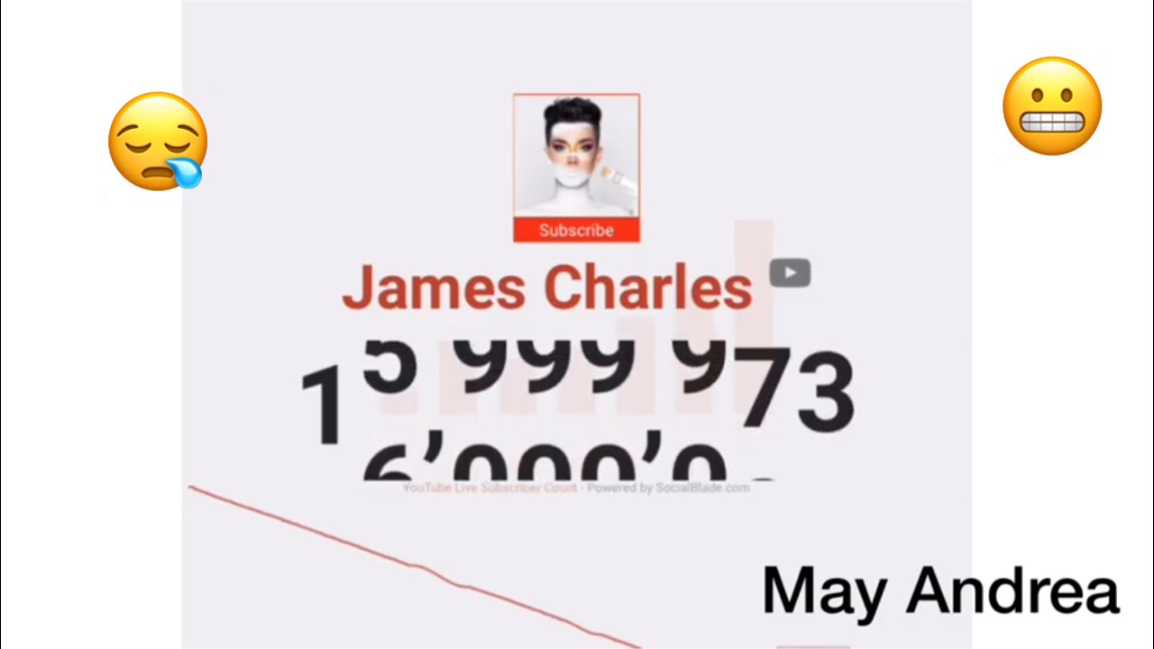 James Charles Losing his 16M to Himself Singing “New Rules”
