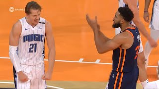 Karl-Anthony Towns and Mo Wagner got techs for clapping at each other 😂