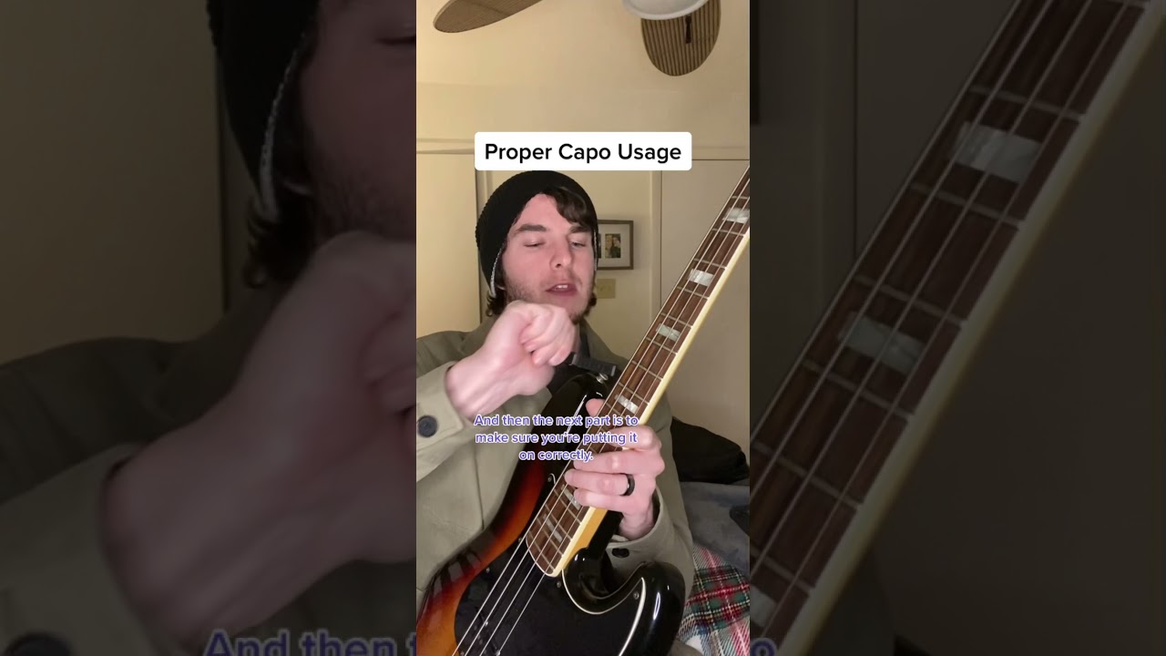 Proper Capo Usage