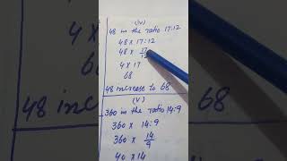 Find Increase 48 In The Ratio 1712