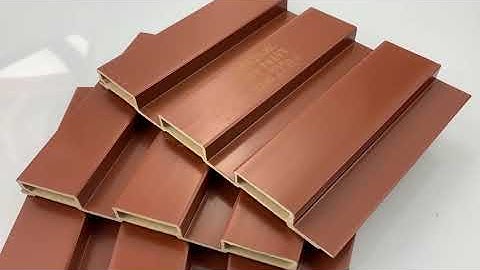 NecoWood PVC co-extrusion wall panel for outdoor use (240x16mm)