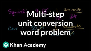 Multi-step unit conversion word problem | Introduction to algebra | Algebra I | Khan Academy