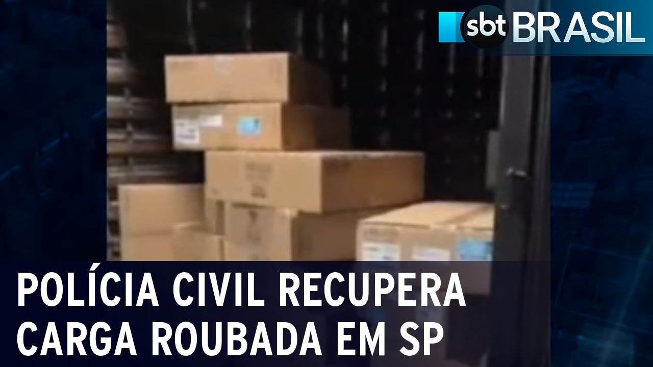 SP: Polícia Civil recupera carga roubada avaliada em mais de 2,4 milhões | SBT Brasil (20/01/24)