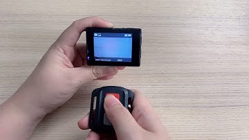 how to conntrol  action camera SF230 with included remote