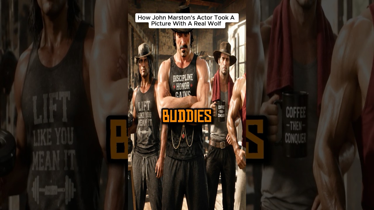 How John Marston's Actor Took A Picture With A Real Wolf