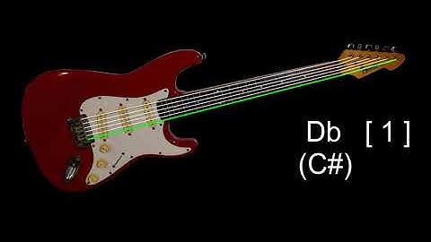 Db / C# STANDARD - 6 STRING - GUITAR TUNING TONES