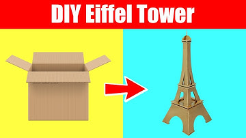 How to Make Eiffel Tower | DIY Miniature Eiffel Tower