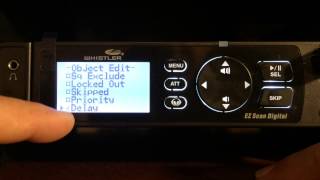 How to program a conventional channel into the Whistler WS1095