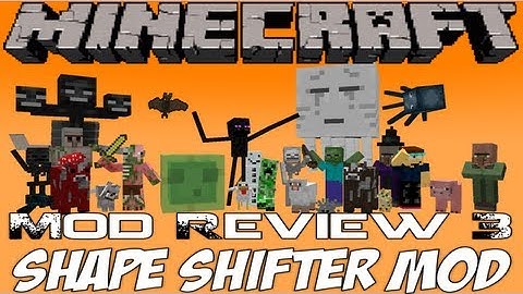 Minecraft Mod Review 2 - Shape Shifter Z Mod