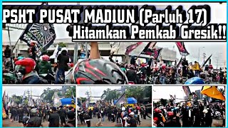 Ribuan! PSHT Pusat Madiun Hitamkan Pemkab Gresik (KESBANGPOL) | Aksi damai (Demo) 25 Nov 2020