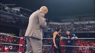 Cody Rhodes Confronts Rhea Ripley and Dominik - WWE RAW 26 June 2023