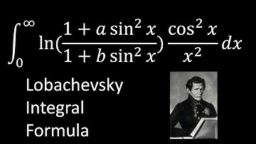 Using the Lobachevsky Integral Formula on an integral