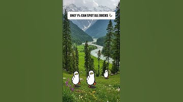 Only 1% Can Find All 11 Hidden Ducks 👀🦆 | Impossible Puzzle #findthedifference #hiddenchallenge