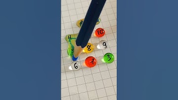Nối một đường thẳng từ số 1 đến 10 💦 #drawing #iqtes #games #short