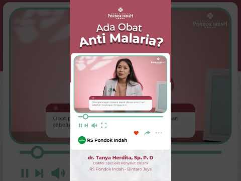 Video: Untuk parasit apa obat antimalaria diindikasikan?