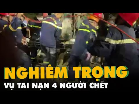 Video Tai nạn nghiêm trọng 4 người chết, cảnh sát thả dây... - youtube