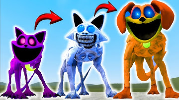 EVOLUTION OF ALL NEW GODZILLA MONSTER SMILING CRITTERS POPPY PLAYTIME CHAPTER 3 In Garry