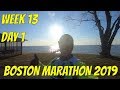Boston marathon 2019  week 13 day 1  running form
