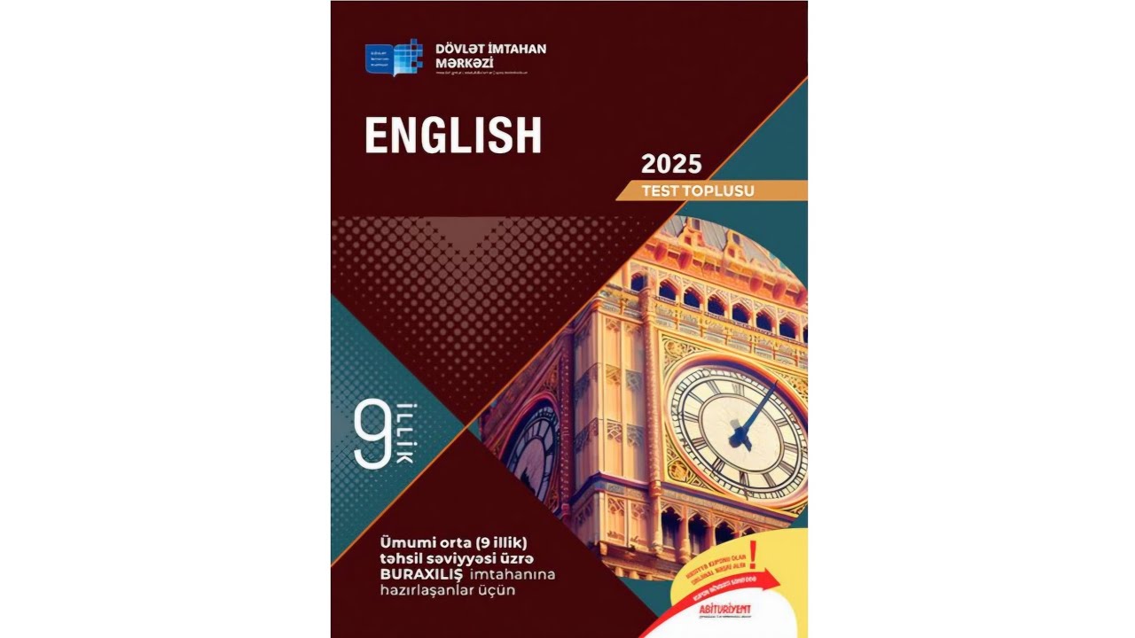 DİM İngilis dili test toplusu (9 illik). Tense form (Zaman forması 101-150)