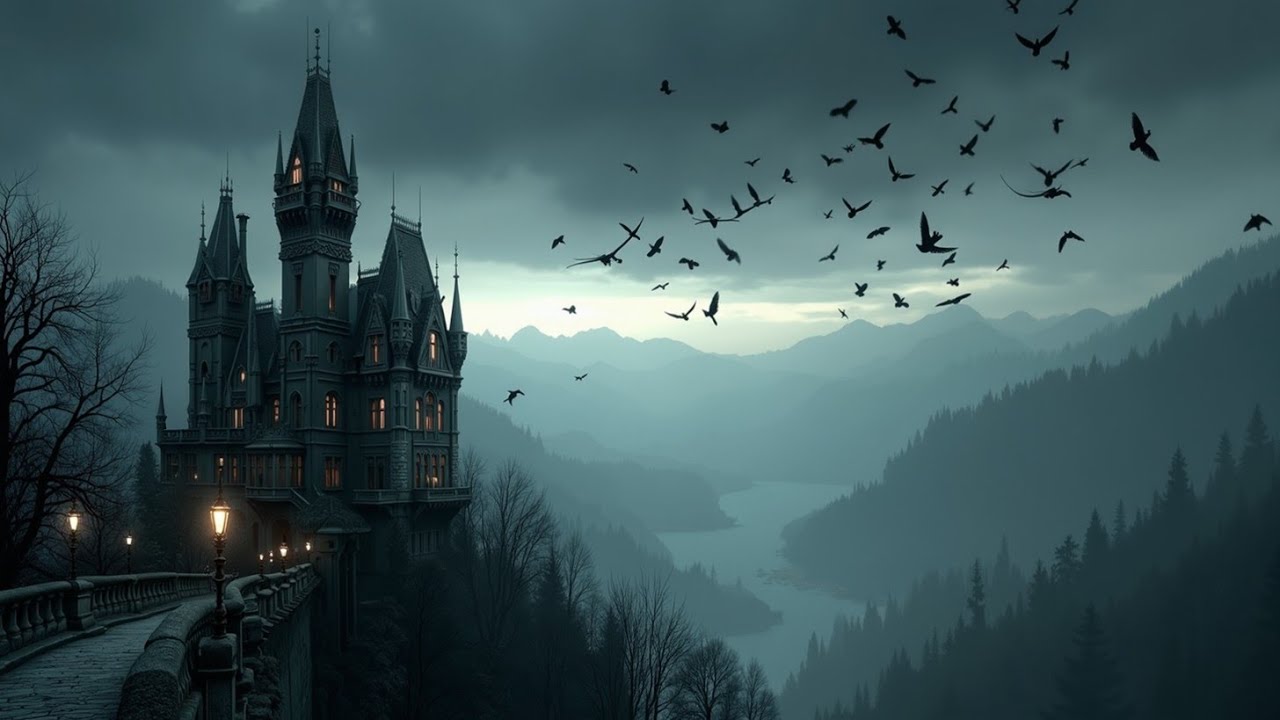 Атмосфера Замка с Привидениями для Глубокого Фокуса и Учебы