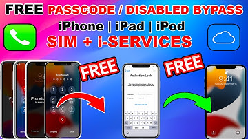 FREE Passcode Bypass With Sim |Checkra1n Jailbreak Unlock Passcode/Disabled iPhone/iPad iOS 12/13/14