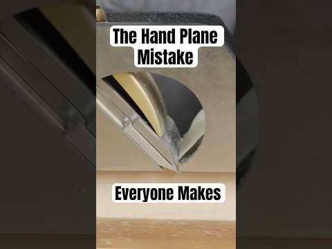 How To Actually Use A Hand Plane Correctly #woodworking #shorts