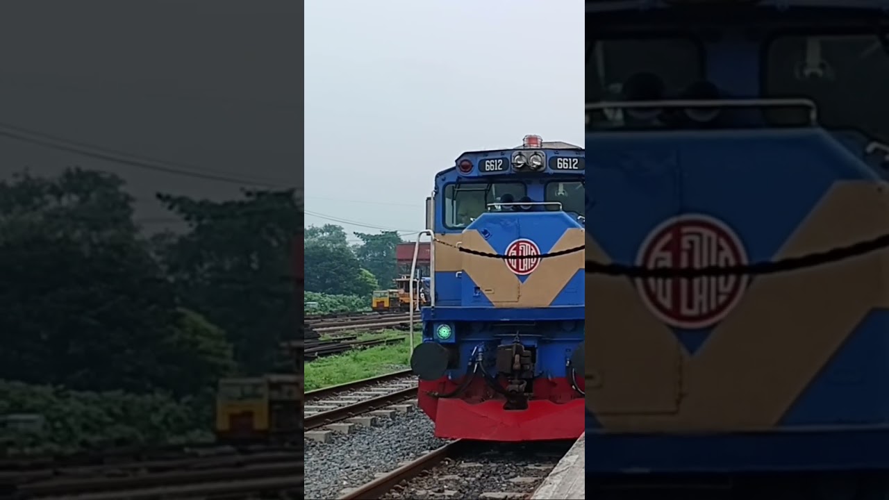 EMD locomotive 6612.