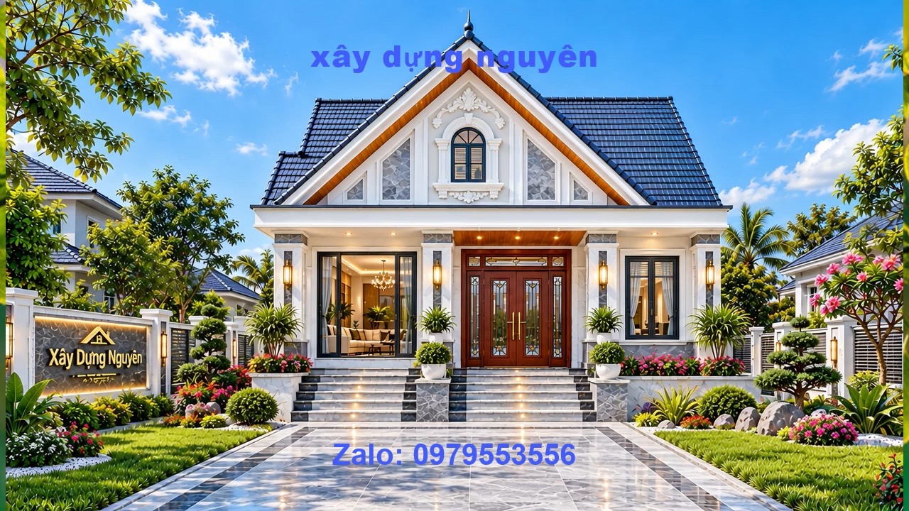 Mẫu Nhà Cấp 4 Mái Thái Diện Tích 9x18m Thiết Kế 5 Phòng Ngủ #nhacap4 #maithai