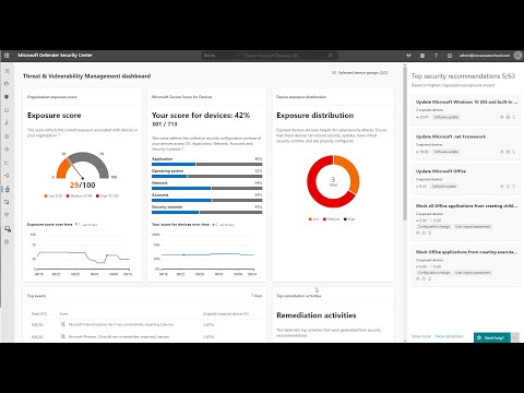 Microsoft Defender ATP Threat and Vulnerability Management Demo