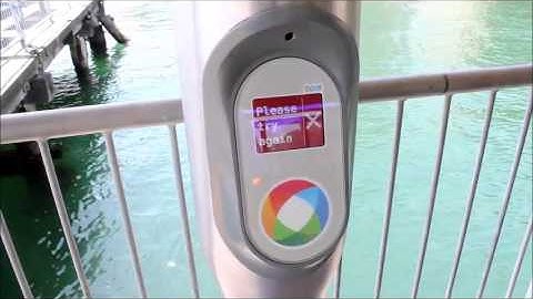 How not to tap on or off an Opal Card Reader