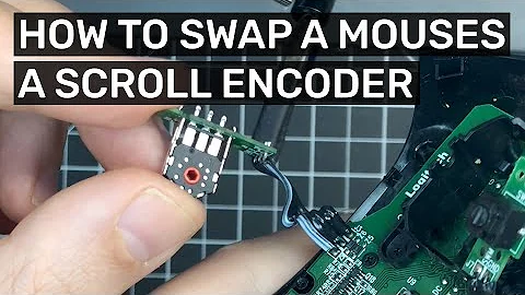 How to swap and fix your mouse's Scroll Encoder! Fix broken scrolling in your gaming mouse!