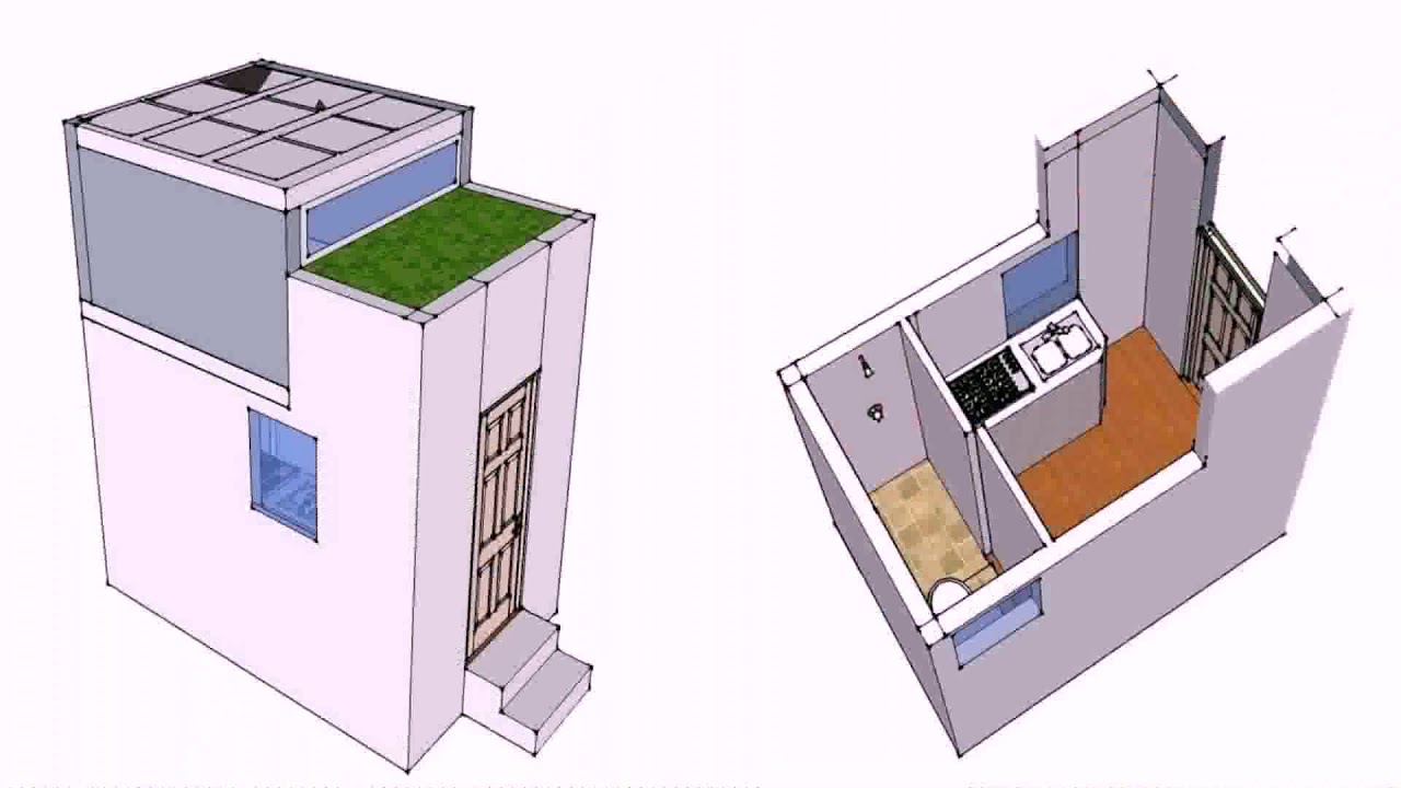 Free Tiny  House  Plans  Sketchup  see description YouTube
