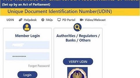 CBDT to validate  (UDIN) generated from ICAI portal at the time of upload of Tax Audit Reports