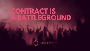 Contract is a Battlefield | Contract Amandements, Changes, Blacklines and Redlines