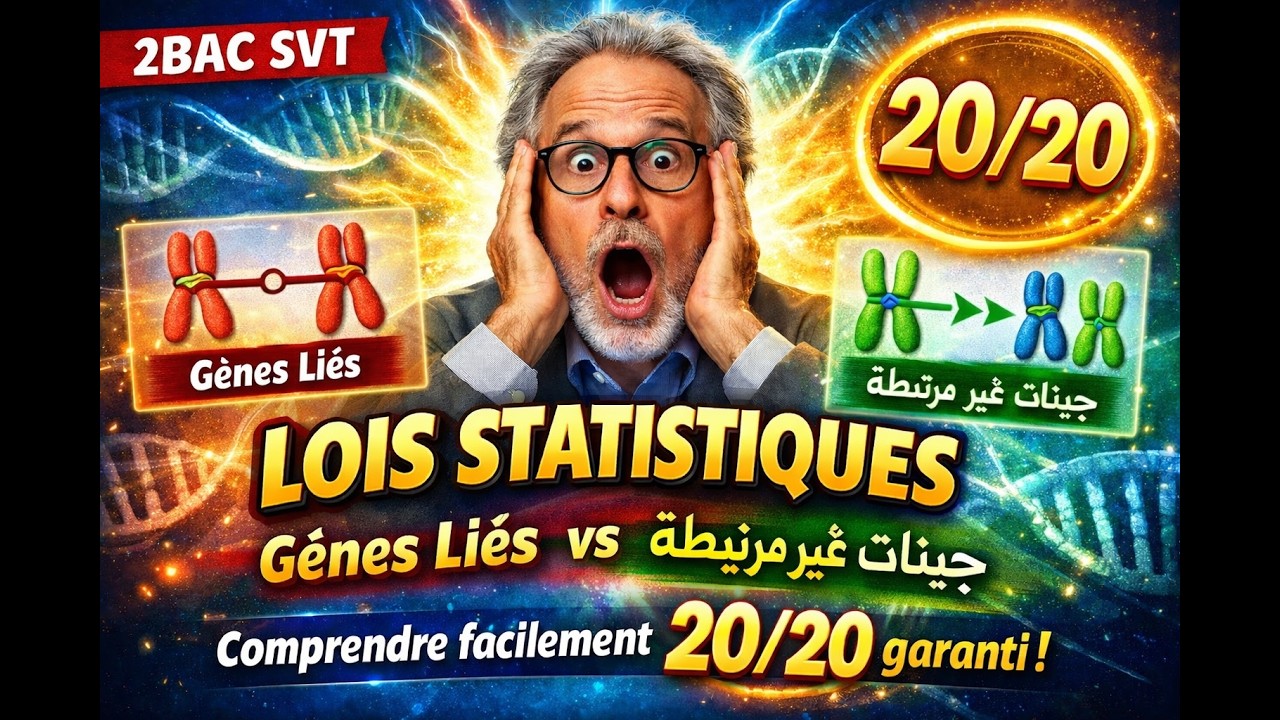 Gènes liés ou non liés ? garanti  الجينات المرتبطة وغير المرتبطة 🔥 اضمن 20/20