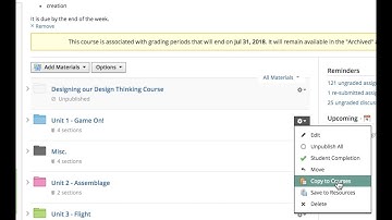 Schoology - How to copy a folder from last years course to this years