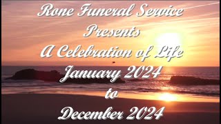 Rone Funeral Service 2024 Memorial Video