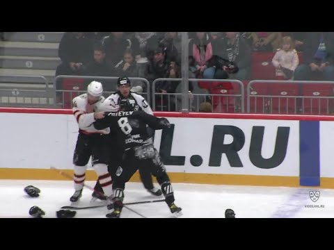 Бой КХЛ: Фатеев vs Балдаев / KHL Fight: Fateyev VS Baldayev