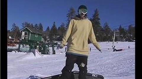 Snowboarding : 50/50 on a Handrail Upper Body Mechanics