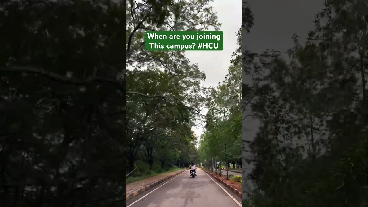 Joining This Beautiful HCU University of Hyderabad? Comment your course!