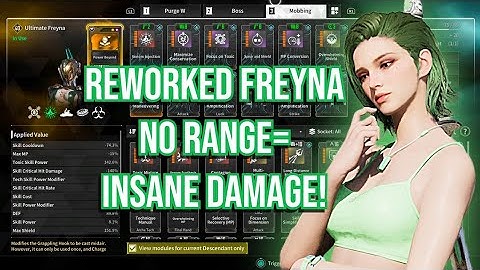 FULLY REWORKED FREYNA BUILD WITH INSANE SKILL POWER LEVEL! THE FIRST DESCENDANT