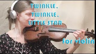 Twinkle, Twinkle Little Star for Violin. Celtic Style.