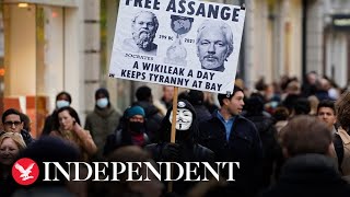 Live: Assange’s partner Stella Morris gives statement after court ruling on extradition case