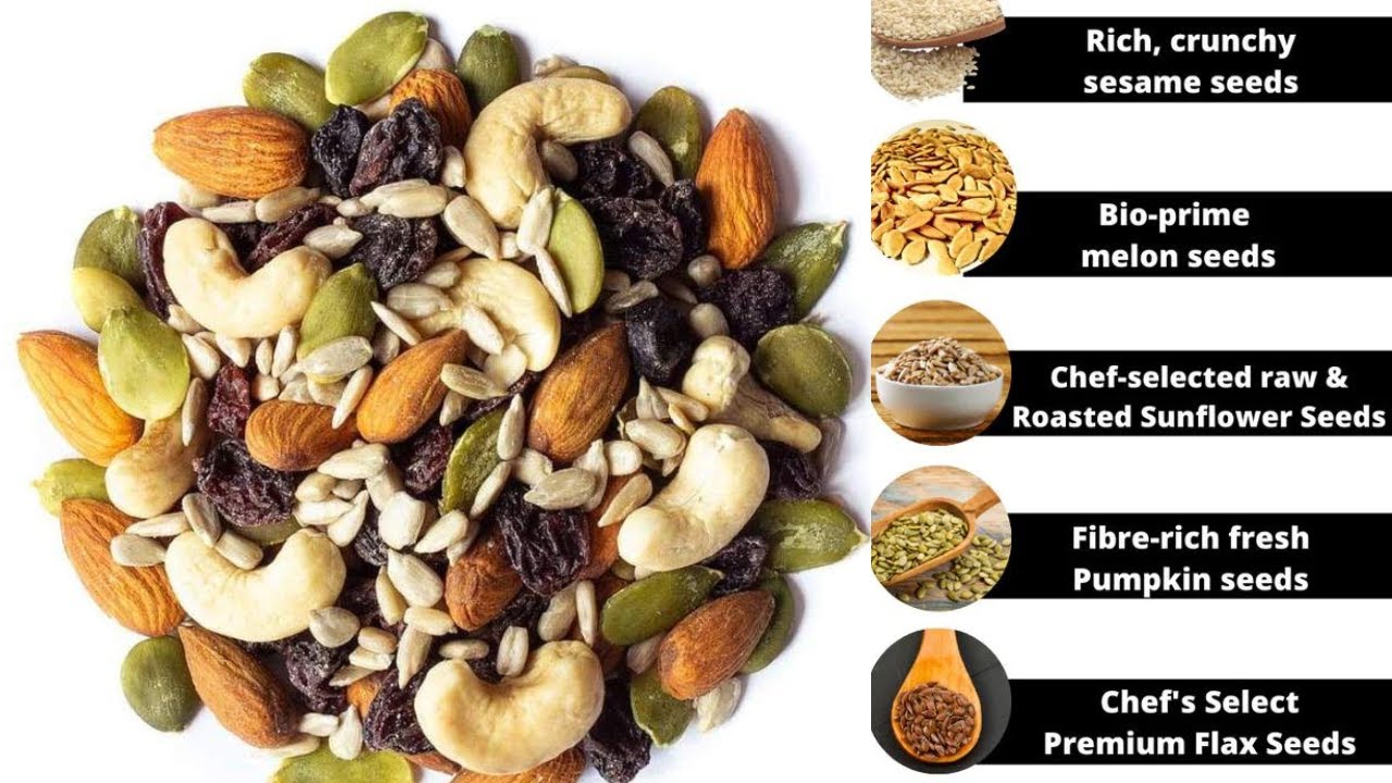 Roasted Seeds with Dry Fruits | Healthy Super Mix Seeds | Cranberries Mix Seeds/ Healthy Diet Recipe