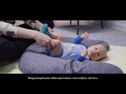 Video: Kā palīdzēt mazuļiem ar sāpošu vēderu?