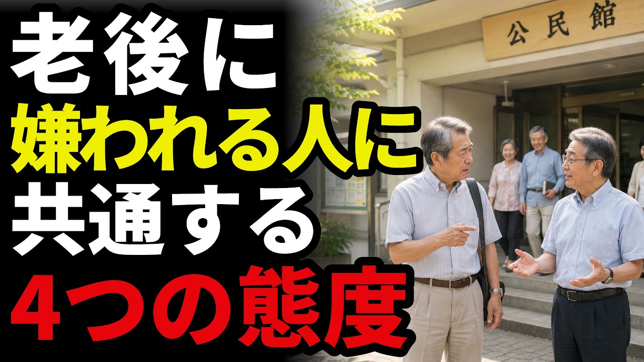 年を取るほど周りから静かに避けられる人の4つの特徴｜集まりで距離を置かれた理由｜人間関係｜生き方｜人生の知恵