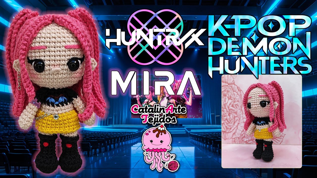 Mira Kpop Demon Hunters Amigurumi | CatalinArte Tejidos