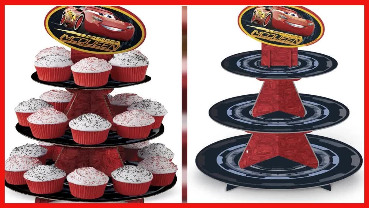 Great product -  Wilton Disney Pixar Cars 3 Cupcake Stand, Assorted