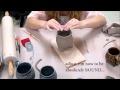 How to make a Tripod Textured Slab Cup!  (Ceramics II classes)