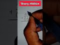 BINARY ADDITION | #Shorts #DigitalElectronics #YtShorts #viral